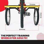 Bike USA Heavy-Duty Adult Training Wheels – Patented Stabilizer Kit for 24"–27" Bicycles, Supports 250+ lbs, Original Full-Size Bike Training Aid, Not for Electric or E-Bikes