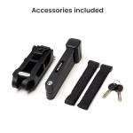 Aventon Folding Lock，Bike Locks Heavy Duty Anti Theft for 8.5mm Thick Steel Bars，Bike Lock with Key of Electric Dirt Bike and Heavy Duty Bike
