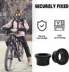 JFG RACING Dirt Bike Front Wheel Hub Spacer Bushing CNC Aluminum Ebike Dirt Bike Seal Hub For Sur Ron S/X Electric Dirt Bike ebike - Black