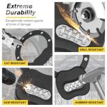 TCMOT Bike Locks Heavy Duty Anti Theft, Combo Bike U Lock, 4-Digit Resettable Combination Bicycle Lock, Large U Shaped Ebike Lock for Electric Bike, Escooter, Motorcycle,Door