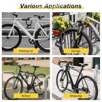 TCMOT Bike Locks Heavy Duty Anti Theft, Combo Bike U Lock, 4-Digit Resettable Combination Bicycle Lock, Large U Shaped Ebike Lock for Electric Bike, Escooter, Motorcycle,Door