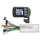 24V 36V 48V Ebike Controller Kit 25A 500W Brushless Motor Controller and Ebike LCD Display with Thumb Throttle 2in1 Electric Bike Motor Controller Electric Bicycle Speed Controller Scooter Controller