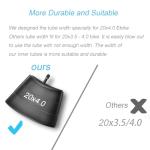 2 Pack 20x4 Fat Tire Bike Inner Tubes with Schrader Valve, 20 x 4.0 Premium Butyl Rubber Inner Tube for 20 inch Ebike Electric Bicycle