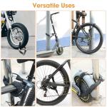 eMjollRay E-Scooter Lock,E-Scooter Chain Lock with 2 Keys,2.62 ft Heavy Duty Anti-Theft Bike Chain Lock,Security Chain Links Lock for E Scooters,Bikes,Motorcycle,Gates(6mm Thick)