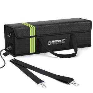 ImnBest Ebike Battery Bag Fireproof, Waterproof & Explosion-proof Lipo Safe Bag for Storage, transport, charging