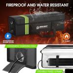 ImnBest Ebike Battery Bag Fireproof, Waterproof & Explosion-proof Lipo Safe Bag for Storage, transport, charging