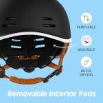 Retrospec Remi Adult Bike Helmet for Men & Women - Bicycle Helmet for Commuting, Road Biking, Skating with Adjustable Ergo Knob Dial