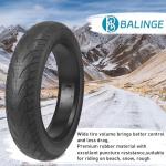 Balinge E-Bike 20x4.0 Fat Tire 20 x 4 Fat Tire 2 Pack Heavy Duty High-Performance Wear-Resistant Mountain Snow Bike Tire, E-Bike Tires 20x4, 20x4 Tire, Black，2Tires 2 Levers