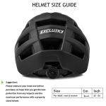 Exclusky Bike Helmet Adults Lightweight Bicycle Helmet Mountain Bike Helmet for Men Women