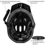 Exclusky Bike Helmet Adults Lightweight Bicycle Helmet Mountain Bike Helmet for Men Women