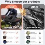 Upgrade Oversize Bike Seat for Men Women, Extra Wide Noseless Bicycle Seat Cushion, Waterproof Comfort Memory Foam Bike Saddle Fit for Peloton Bikes, Exercise Bike, EBikes, City Bike