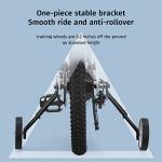 Tayizoo Training Wheels for 24 inch Bike,Compatible for Multi-speed Bike of 20 22 24 Inch,Heavy Duty Training Wheels,1 Pair