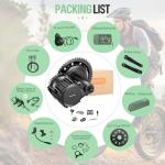 BAFANG Mid Drive Kit 1000W BBS-HD Electric Bike Conversion Kit 48V 52V Ebike Conversion Kit for 68-73/100/120MM Mountain Bike Road Bike with Battery and Display(Optional)