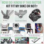 BAFANG Mid Drive Kit 1000W BBS-HD Electric Bike Conversion Kit 48V 52V Ebike Conversion Kit for 68-73/100/120MM Mountain Bike Road Bike with Battery and Display(Optional)