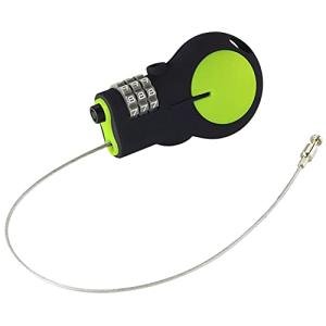 Lewis N. Clark Cable Luggage Lock | TSA Approved | Travel Or Bike Lock | Set Your Own Combination | 30-inch Retractable Steel Cable | Green
