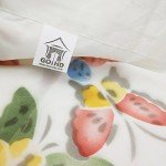 GOHD - 3pcs Kitchen Curtain/Cafe Curtain Set, Air-Brushed by Hand of Flying Butterfly Design (Swag & 36" Tiers Set)