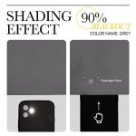 NICETOWN Thermal Insulated Grommet Blackout Curtains for Bedroom (2 Panels, W42 x L63 -Inch, Grey)