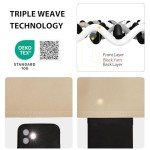 NICETOWN Blackout Room Darkening Curtain - Tie Up Shade Blind Bathroom Window Covering for Living Room (Biscotti Beige, Rod Pocket Panel, 46 inches W x 63 inches L)