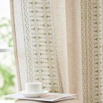 jinchan Boho Curtains for Bedroom Linen Blend Window Curtains 84 Inches Long 2 Panels Sage Green Farmhouse Embroidered Drapes for Living Room Bohemian Light Filtering Grommet Drapes Sage on Beige
