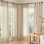 jinchan Boho Curtains for Bedroom Linen Blend Window Curtains 84 Inches Long 2 Panels Sage Green Farmhouse Embroidered Drapes for Living Room Bohemian Light Filtering Grommet Drapes Sage on Beige