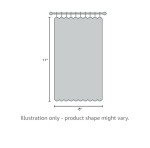 GOHD Rose Melody. 3pcs Kitchen Cafe Curtain Set. Swag and 24 inches Tiers Set for Small Windows. Nice Matching Color Rose Embroidery on Border and Inserted Organza. (Light Blue)