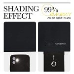 NICETOWN Halloween Short Curtains 36 inches Long, Black Out RV Bunk Panels, Kitchen Window Curtains Over Sink, Thermal Insulating Blackout Drapes/Draperies for Small Window (2 Panels, 42 inches Wide)