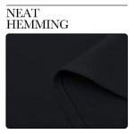 NICETOWN Halloween Short Curtains 36 inches Long, Black Out RV Bunk Panels, Kitchen Window Curtains Over Sink, Thermal Insulating Blackout Drapes/Draperies for Small Window (2 Panels, 42 inches Wide)