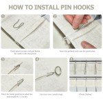 Vision Home Natural Pinch Pleated Full Blackout Curtains Linen Blended Room Darkening Window Curtains 95 inch for Living Room Bedroom Thermal Insulated Pinch Pleat Drapes with Hooks 2 Panel 40"Wx95"L