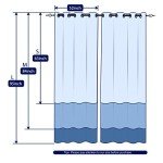 SUBRTEX Printed Curtains Room Darkening for Bedroom Living Room Kids Room Dining Room Valance Colorful Window Drapes 2 Panel Set (52'' x 84'', Blue)