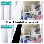 NICETOWN 100% Blackout Window Curtain Panels, Full Light Blocking Drapes with Black Liner for Nursery, 72 inch Drop Thermal Insulated Draperies (White, 2 Pieces, 52-inch Wide Per Panel)