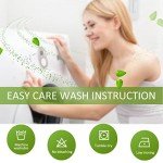 NICETOWN 100% Blackout Window Curtain Panels, Full Light Blocking Drapes with Black Liner for Nursery, 72 inch Drop Thermal Insulated Draperies (White, 2 Pieces, 52-inch Wide Per Panel)