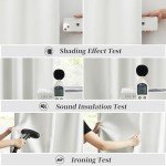 KEQIAOSUOCAI Living Room Curtains for Large Windows Modern Farmhouse Patio Sliding Door Curtains for Bedroom 2 Panels, Back Tab Pinch Pleated Blackout Drapes 72 Inch Wide by 96 Inch Long,Ivory