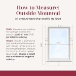 ARLO BLINDS Faux Wood Blinds with Crown Valance - 30.5" Width x 60" Height, White, Cordless Window Blinds & Shades - Blinds for Indoor Windows, 2" Faux Wooden Blinds for Home, Window Shades