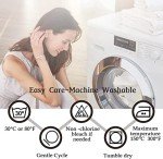 H.VERSAILTEX Light Reducing Curtains Thermal Insulated Window Treatment Panels Room Darkening Privacy Assured Drapes for Living Room Back Tab/Rod Pocket Bedroom Drapes 2 Panels, Ivory - 52 x 84 Inch