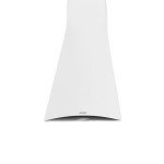 DALIX PVC Veritcal Blind Replacement Slats Curved Smooth White 82.5 x 3.5 (20-Pack)