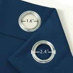 LEMOMO Navy Blue Blackout Curtains 52 x 84 inch/Set of 2 Curtain Panels Room Darkening Bedroom Curtains