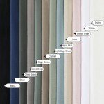 Chyhomenyc 2 Panels White Kitchen Curtains 36 Inch Length Tier Curtains, Faux Linen Textured Small Cafe Curtains, Light Filtering Short Window Curtains for Bathroom Basement, 30x36 inch, 2PCS