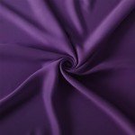 LEMOMO Purple Blackout Curtains 52 x 84 Inch Length/Set of 2 Curtain Panels/Thermal Insulated Room Darkening Curtains for Bedroom