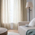 ENJOYBRIDAL Floral Bedroom Curtains 84 Inch Length 2 Panels Set Farmhouse Semi Sheer Living Room Drapes Cotton Linen Blend Bohemian Window Curtain Panels with Tassel Beige Rod Pocket Drapes