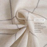 Elrene Home Fashions Brighton Windowpane Plaid Blackout Window Curtain, Living Room and Bedroom Drape with Rod Pocket Tabs, 52" x 84", Grey, 1 Panel