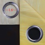 Grey and Yellow Blackout Curtains 84 Inch Length 2 Panels Set, Blackout Curtains for Living Room, Thermal Insulated Gradient Drapes, Light Blocking Ombre Curtains for Boys Bedroom, 52W x 84L Inches