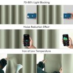 MIULEE Back Tab Sage Green Curtains 84 Inch Length 2 Panels Set for Living Room Bedroom, Rod Pocket/Pinch Pleated Light Blocking Thermal Insulated Room Darkening Blackout Curtains 84 Inches Long