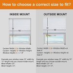 Persilux Custom Blackout Cellular Window Shades Cordless Blinds Honeycomb Blinds for Windows (White 23"W x48"H) Window Shades for Home, Room Darkening Cellular Door Blinds for Kitchen Easy to Install