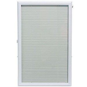 ODL Add On Blinds for Raised Frame Doors - Outer Frame Measurement 24" x 38" - Home Improvement - Easy to Install, Use and Maintain - Innovative Window Shades Behind The Tempered Safety Glass Panels
