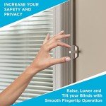 ODL Add On Blinds for Raised Frame Doors - Outer Frame Measurement 24" x 38" - Home Improvement - Easy to Install, Use and Maintain - Innovative Window Shades Behind The Tempered Safety Glass Panels