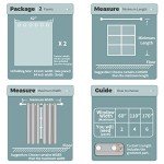 BGment Kids Blackout Curtains for Boys Bedroom, Star Curtains Thermal Insulated Grommet Window Drapes for Nursery, Set of 2 Panels (42 x 63 Inch, Navy Blue)