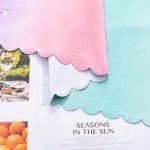 XiDi Curtains for Girls Bedroom Decor, Rainbow Blackout Curtains for Kids Room Decor, Purple for Little Girl Room, Unicorn Wall Decals Pink Curtains Green, 63 Inches Long 34 Wide 1 Panel