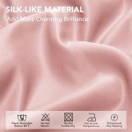 Deconovo Total Blackout Curtains with Double Layer, Noise Reduction Curtains, Thermal Insulated Drapes for Living Room Bedroom Patio Door (Pink, 100W x 95L Inch, 1 Panel)