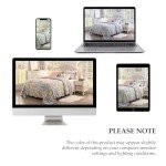 Greenland Home Antique Rose 100% Cotton Curtain Panel Pair, 42 W x 84 L Inches Each, Set of 2 - Ecru