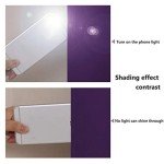 NICETOWN 100% Blackout Curtains with Black Liner Backing, Thermal Insulated Curtains for Living Room, Noise Reducing Drapes, Royal Purple, 52 inches Wide x 84 inches Long Per Panel, Set of 2 Panels